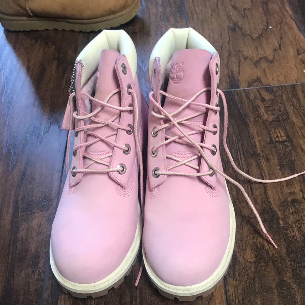 Pink timberlands